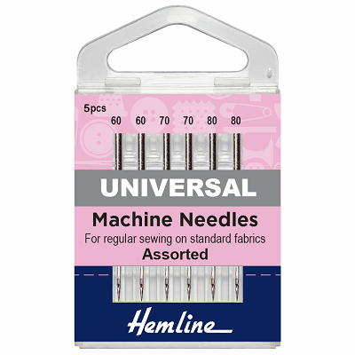 H100.991 Universal Fine Assorted Size Sewing Machine Needle..